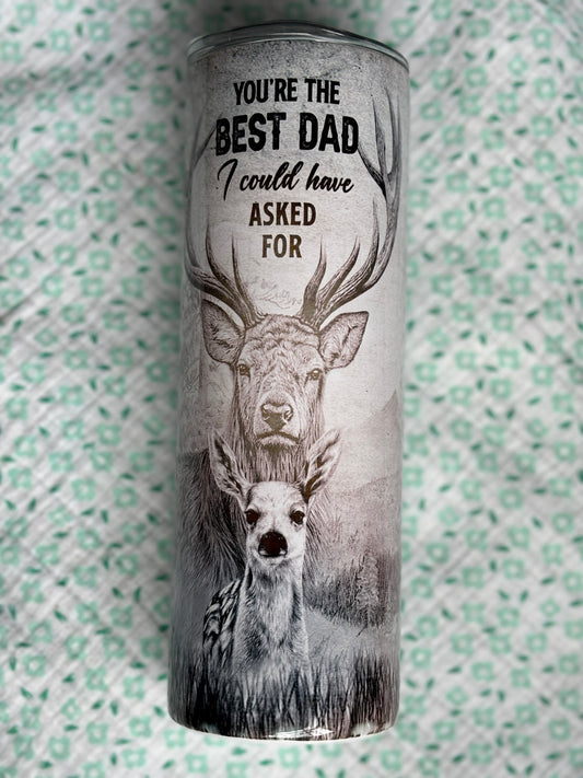 Best Dad Deer Tumbler