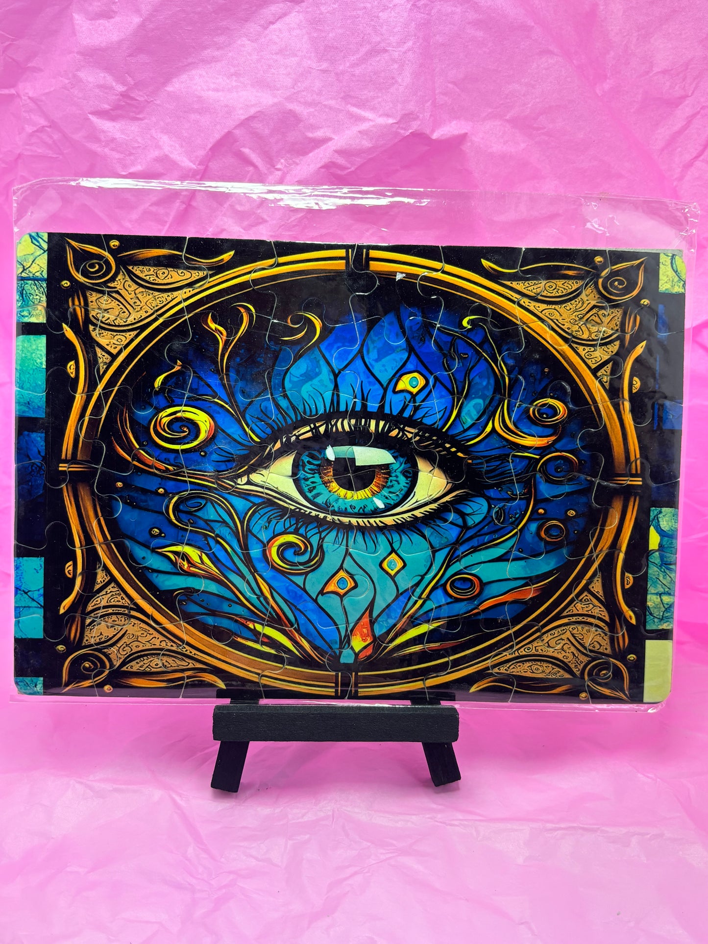 Stained Glass Eye Puzzle