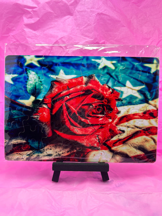 Rose Wit Flag Puzzle