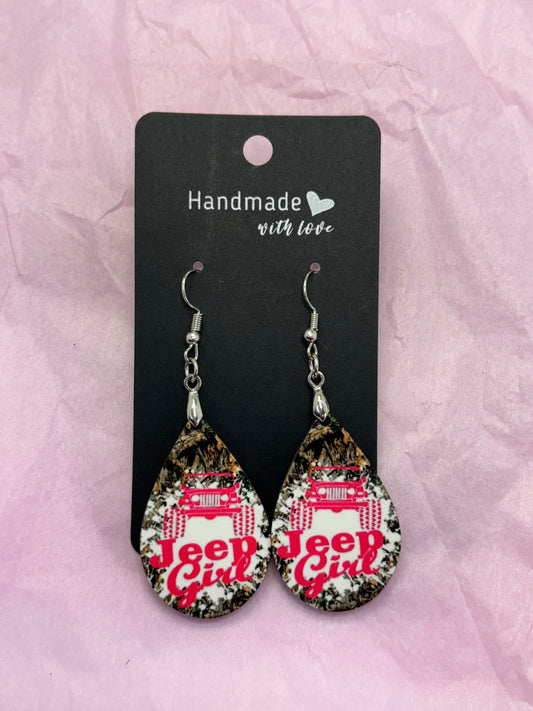 Jeep Girl Earrings- 2 Styles